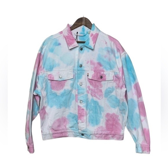 Levis Premium Unisex Pride Oversized Trucker Use - Picture 3 of 9